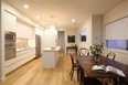 kitchen, dining & view from seaport